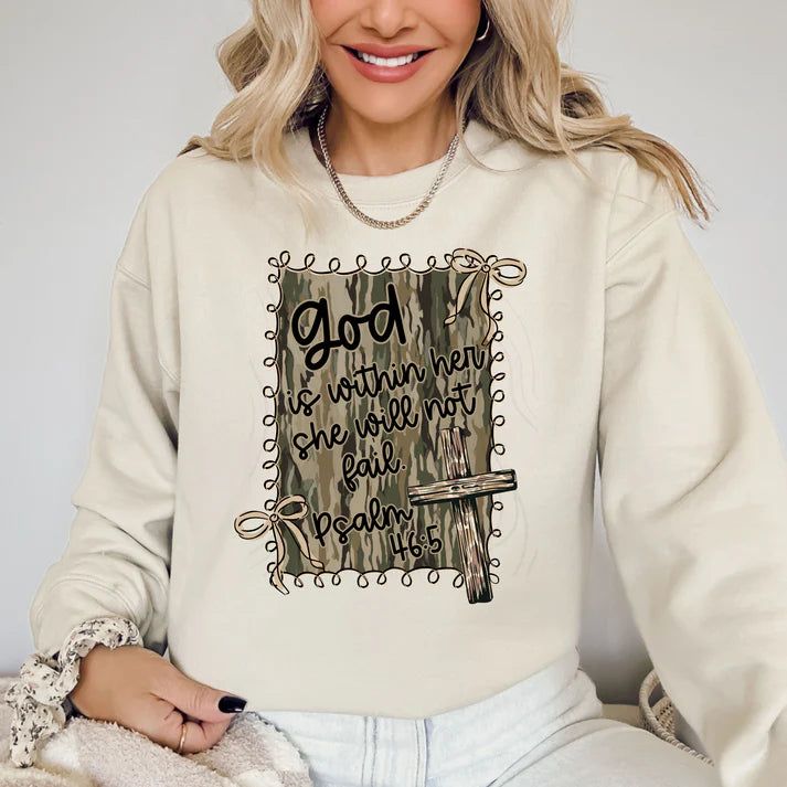 God's With Her Crewneck